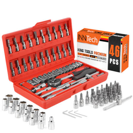 ชุดบ็อกซ์ InnTech รุ่น WKT-46PCS 1/4 นิ้ว แพ็ก 46 ชิ้น_8